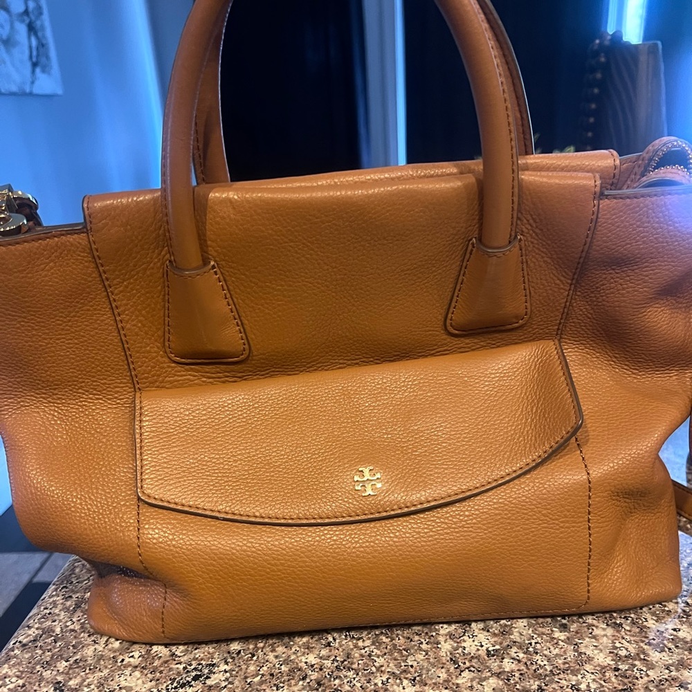 Tory Burch Emerson Tote in Bark